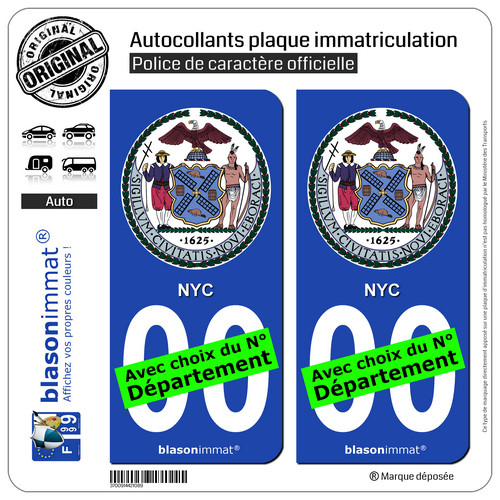 Stickers autocollant plaque - 2,