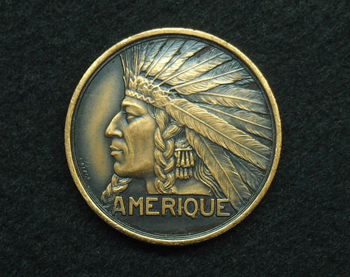 Medaille cuivre bazor 32mm - medaille, cuivre.