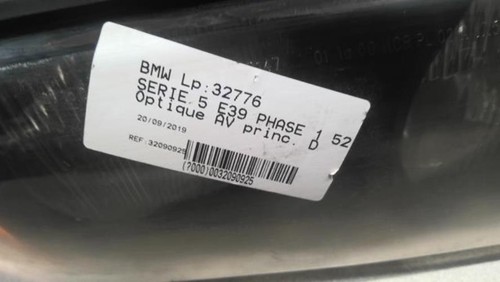 Optique avant principal droit
