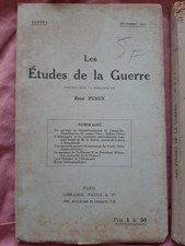 2 livre études de la guerre cahiers 5 ,6 et 7 de 1917 et 1918 WW1 14/18 original