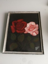 Tableau sur Aquarelle Signé M DUBOIS 1960