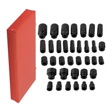 35x Jeu de douilles à chocs 1/2 " 8-32 mm Coffret de douilles 1/2" clé à choc