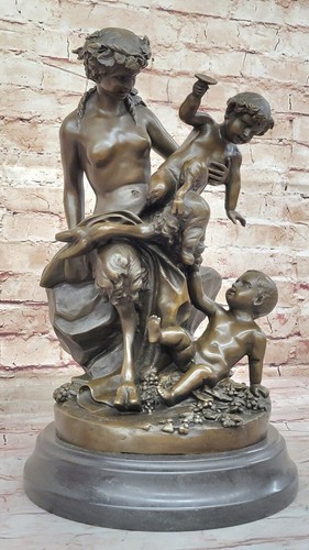 Statue sculpture bronze satyre - statue,