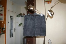 🌸Jupe jean enduit noir