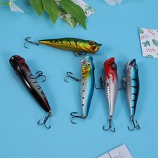 5 Pcs Leurre De Pêche Au Bar Natation Des Leurres Pour Les Basses