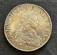 Louis XV Écu De France 1723 Metz, R4