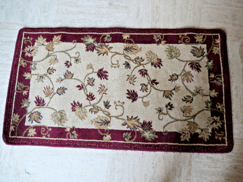 Tapis oriental rouge beige - tapis,