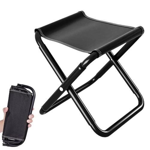 Tabouret pliant camping noir - pliant,