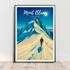 Affiche deco voyage - Mont