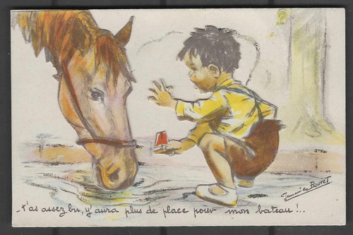 Carte postale germaine - postale,