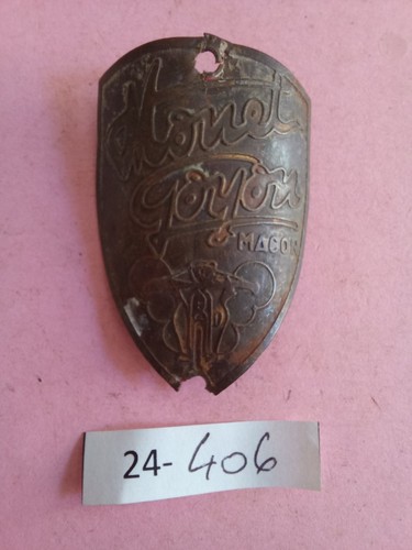 Plaque marque vélo ancien - de,