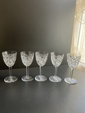 5 Verres À Vin En Cristal