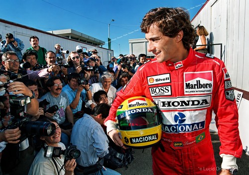 Photo ayrton senna - a4,