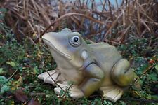 0785 A  INTROUVABLE  FIGURINE STATUETTE  GEANTE GRENOUILLE  ANIMAL  DECO 30 CM