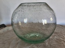 GRAND VASE BOULE EN VERRERIE