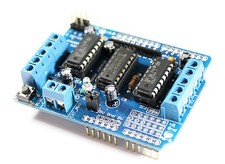 Bouclier moteur pour Arduino Uno/Mega avec 2 pilotes L293D pour moteurs pas à...