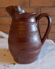 Pichet À Vin  En Grès Vernissé Marron Pyrite 70 CL