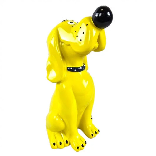 Statue chien pluto résine - chien, en