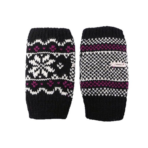 Gants enfant moufles manchette - moufles,