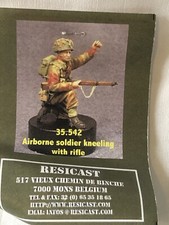 Maquette model, 1/35 Resicast resin figures Uk Airborne soldier X1, war WW2