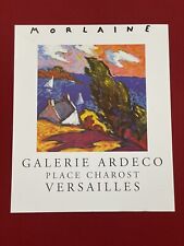 Affiche ancienne Morlaine Galerie Versailles France