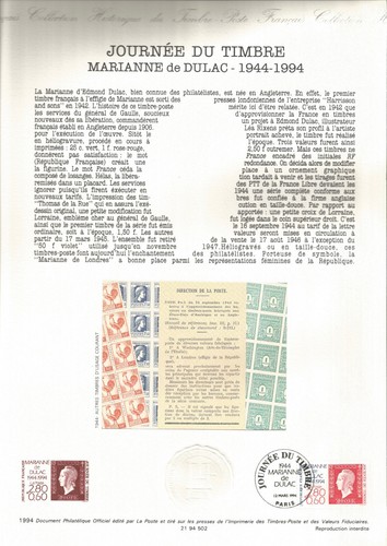 Doc philatélique 1er - 1er, jour