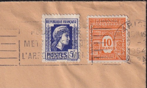 Lettre avec 10f - ✉️,