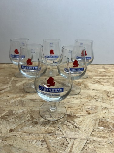 Lot verres à - 6, bière