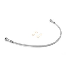 Brake Hose Kit, Front, Stainless Steel; 76-81 Jeep CJ5/CJ7/CJ8