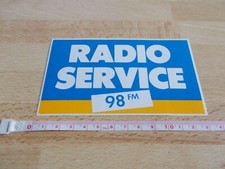 Autocollant RADIO SERVICE 98 FM