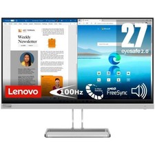LENOVO 67ABKAC4EU Ecran PC 27'' FHD - 100Hz - Dalle IPS - 4ms - HDMI / VGA