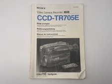 Sony CCD-TR705E Caméra Vidéo