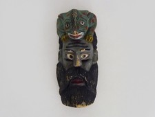 Ancien masque mexicain en bois