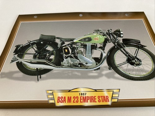 Bsa 500 m23 - 500, 1937