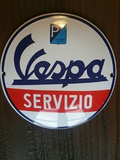 Plaque émaillée Scooter