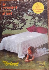 Catalogue Le crochet et le tricot d'art n° 29  Hors-serie vintage 1976 ancien 