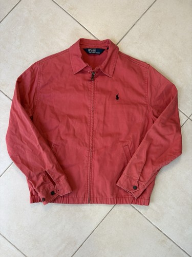 Coral red harrington - red, jacket