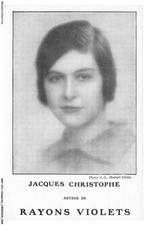 ARYP11-0706-CELEBRITE - JACQUES CHRISTOPHE - Auteur de RAYONS VIOLETS