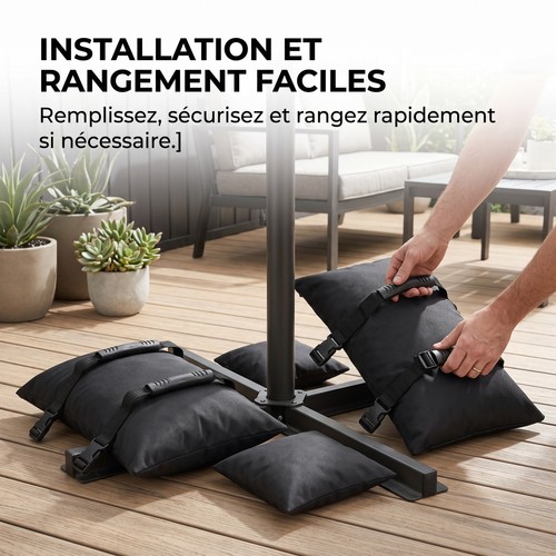 pied parasol pliable