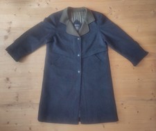 Hensel & Mortensen 80% wool, 20% alpace vintage grey & khaki coat - size XL