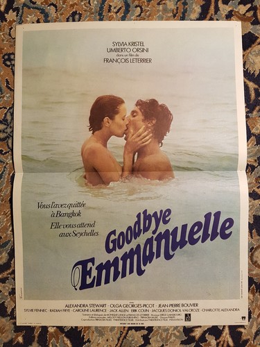 Affiche originale 1977 - , goodbye