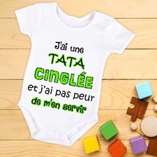 Body bébé ou tee-shirt personnalisable cinglée