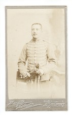 G1332 CDV Militaire. 11e régiment. Sabre. Fehrz, Belfort. Photo d'époque 
