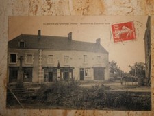 cpa ancienne carte postale saint denis de jouhet indre rare