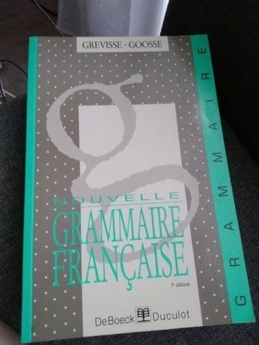 Nouvelle grammaire francaise - grammaire,