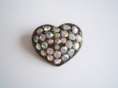Broche cœur aurora borealis - broche,