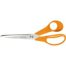 [1000815] Fiskars Ciseaux universels pour droitiers, Longueur 21 cm orange