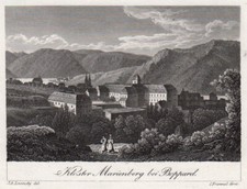Boppard Monastère Marienberg Original Table en Acier Frommel 1833