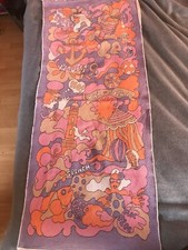 DRAP DE BAIN - PLAGE - VINTAGE 70's - PSYCHÉDÉLIQUE - POP ART - SUPER RARE !