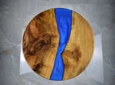 Table D'Appoint En Bois Époxy